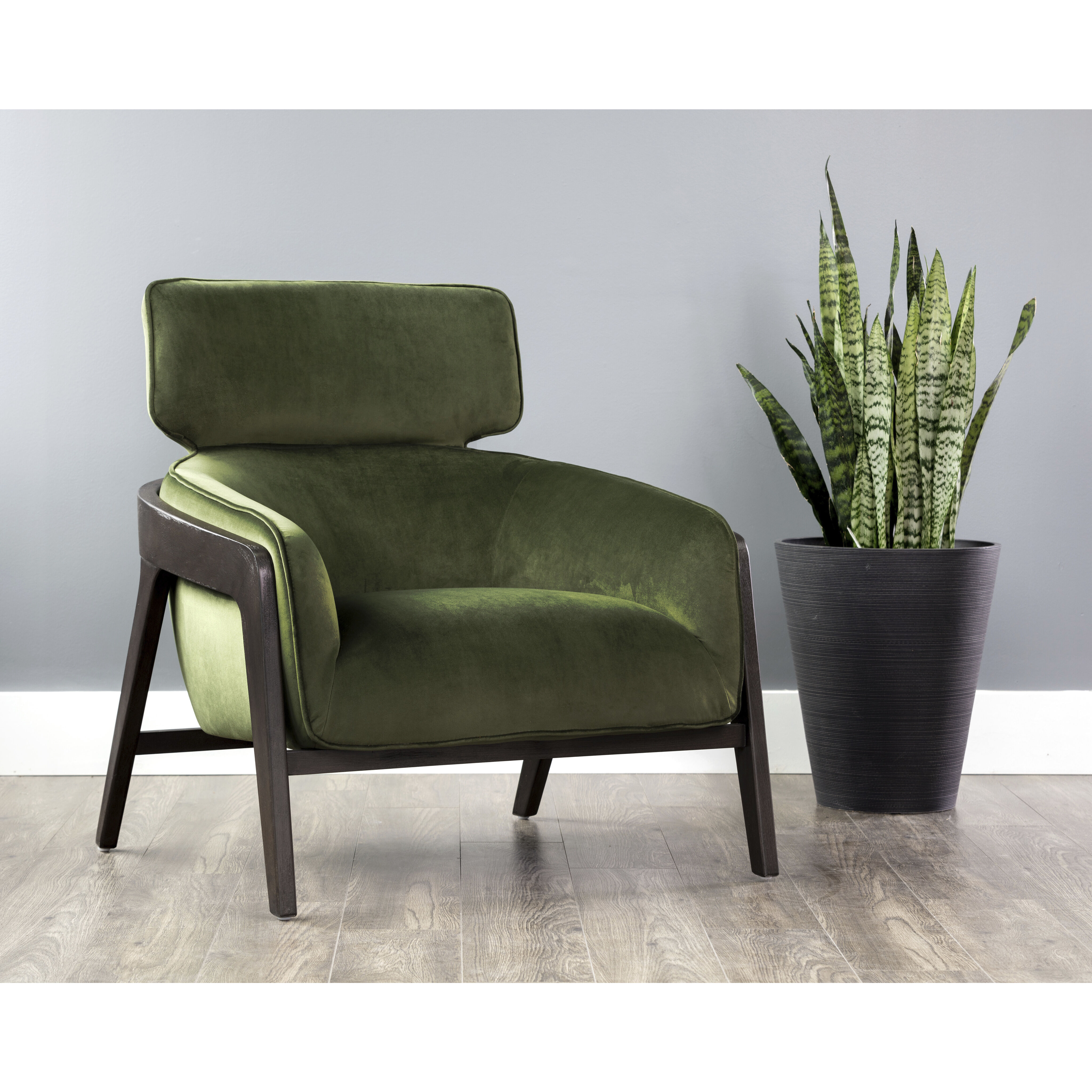 Maximus Moss Green Lounge Chair